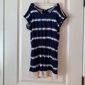 Poof Girls tie dye romper